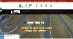 Desktop Screenshot of karting45.com