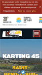Mobile Screenshot of karting45.com